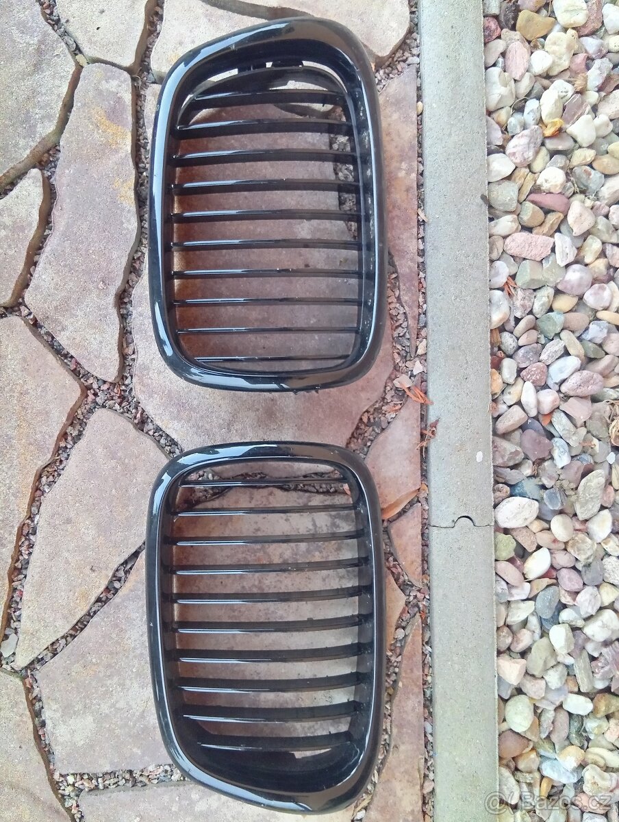 Ledvinky, grilly na BMW E39, černá leskla