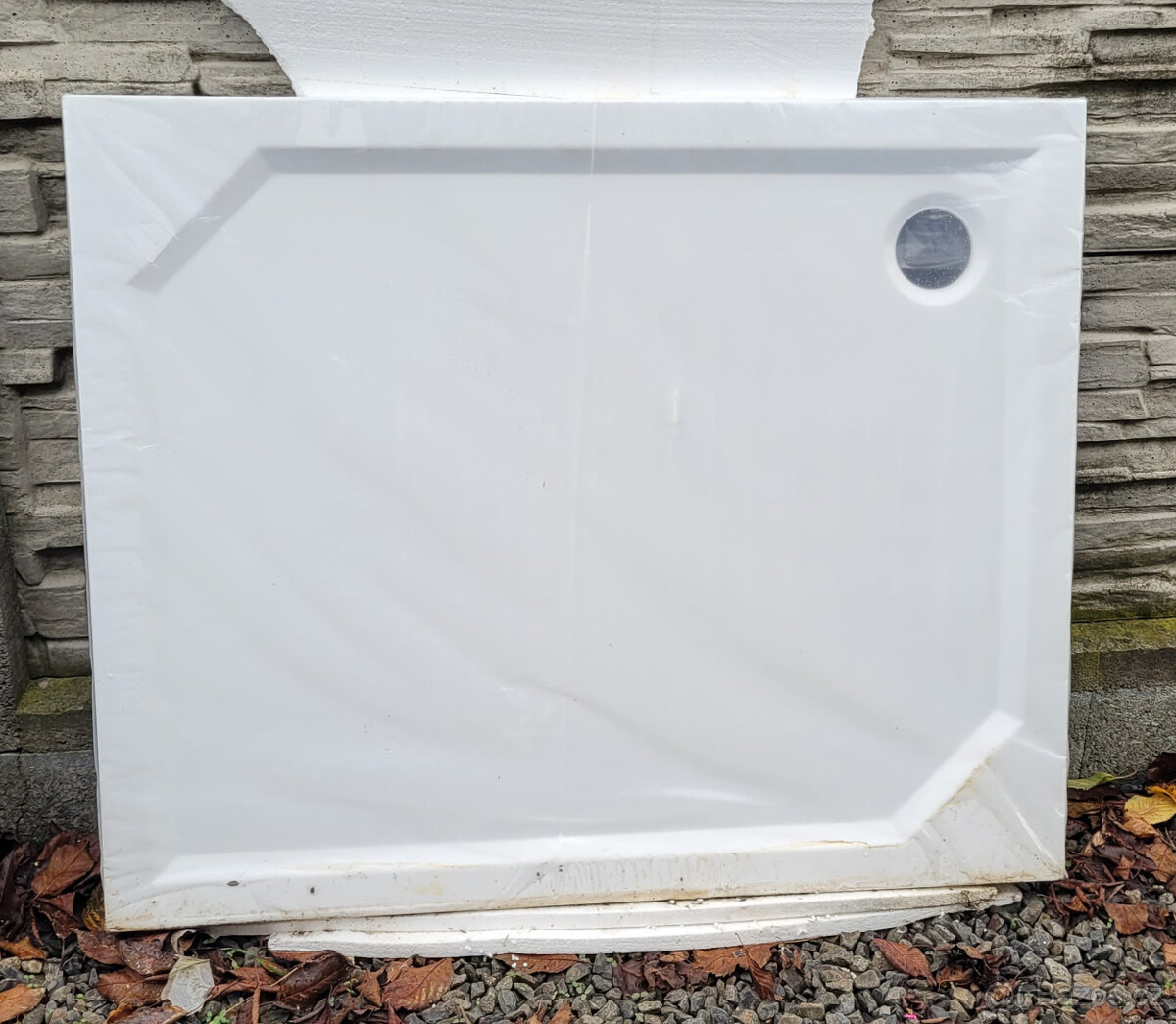 Sprchová vanička Gelco SARA 110x90cm, litý mramor