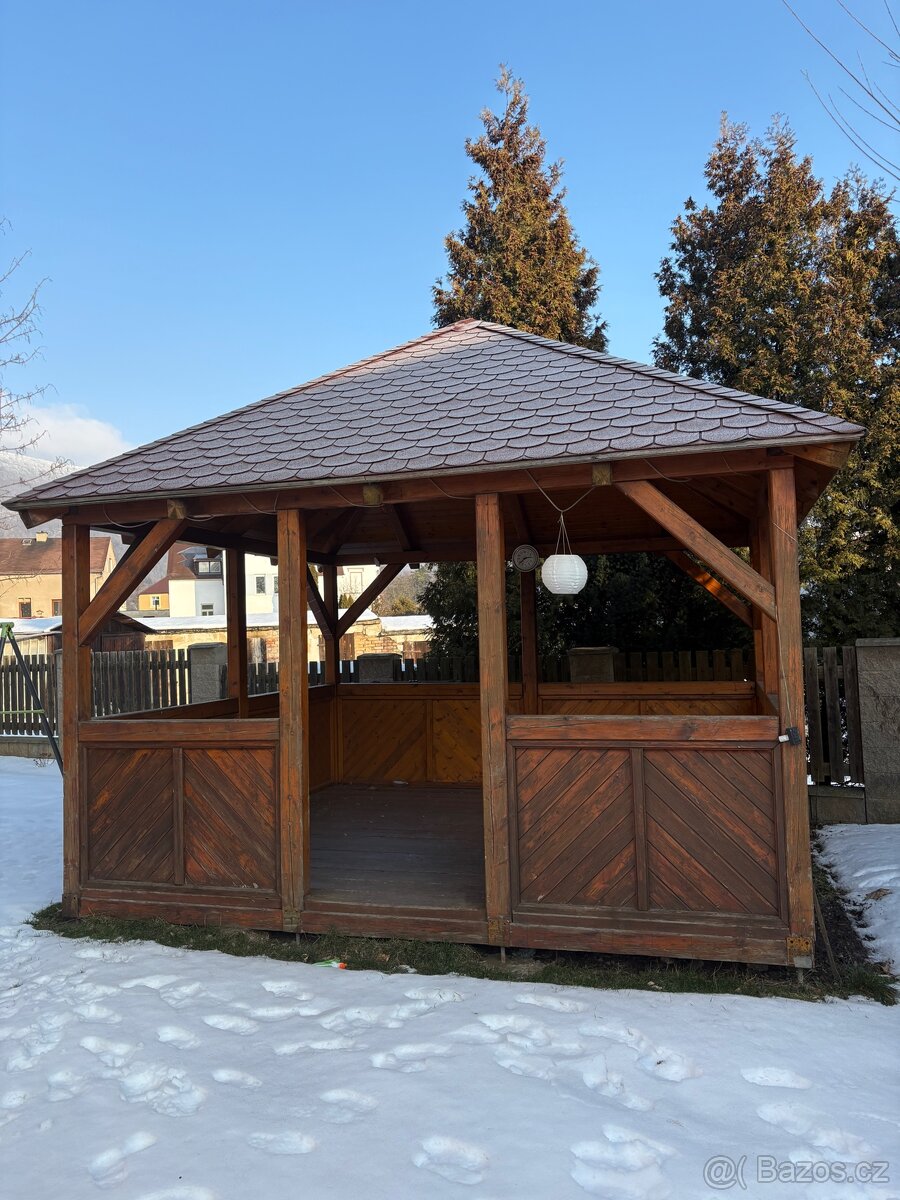 Zahradní altán dřevěný