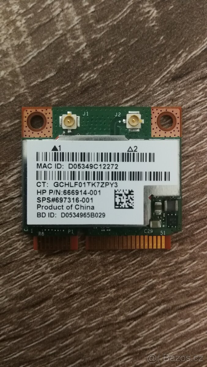 HP WiFi karta 666914-001