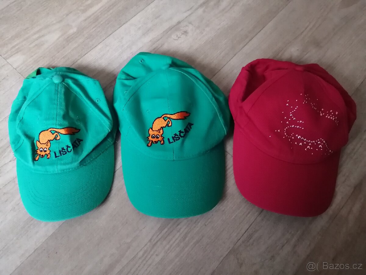 Kšiltovky (zn. PUMA, ...) , sáčky na obuv