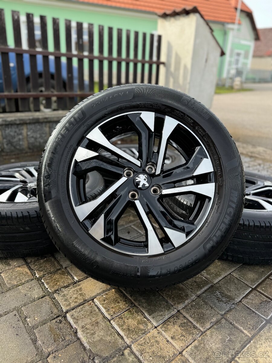 ORIGINÁL Alu Peugeot Salamanca R17, 4x108 - TOP STAV