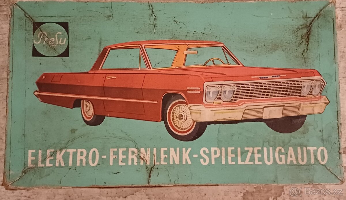 Sběratelské retro elektro-auto z 60. let s dálkovým ovládání