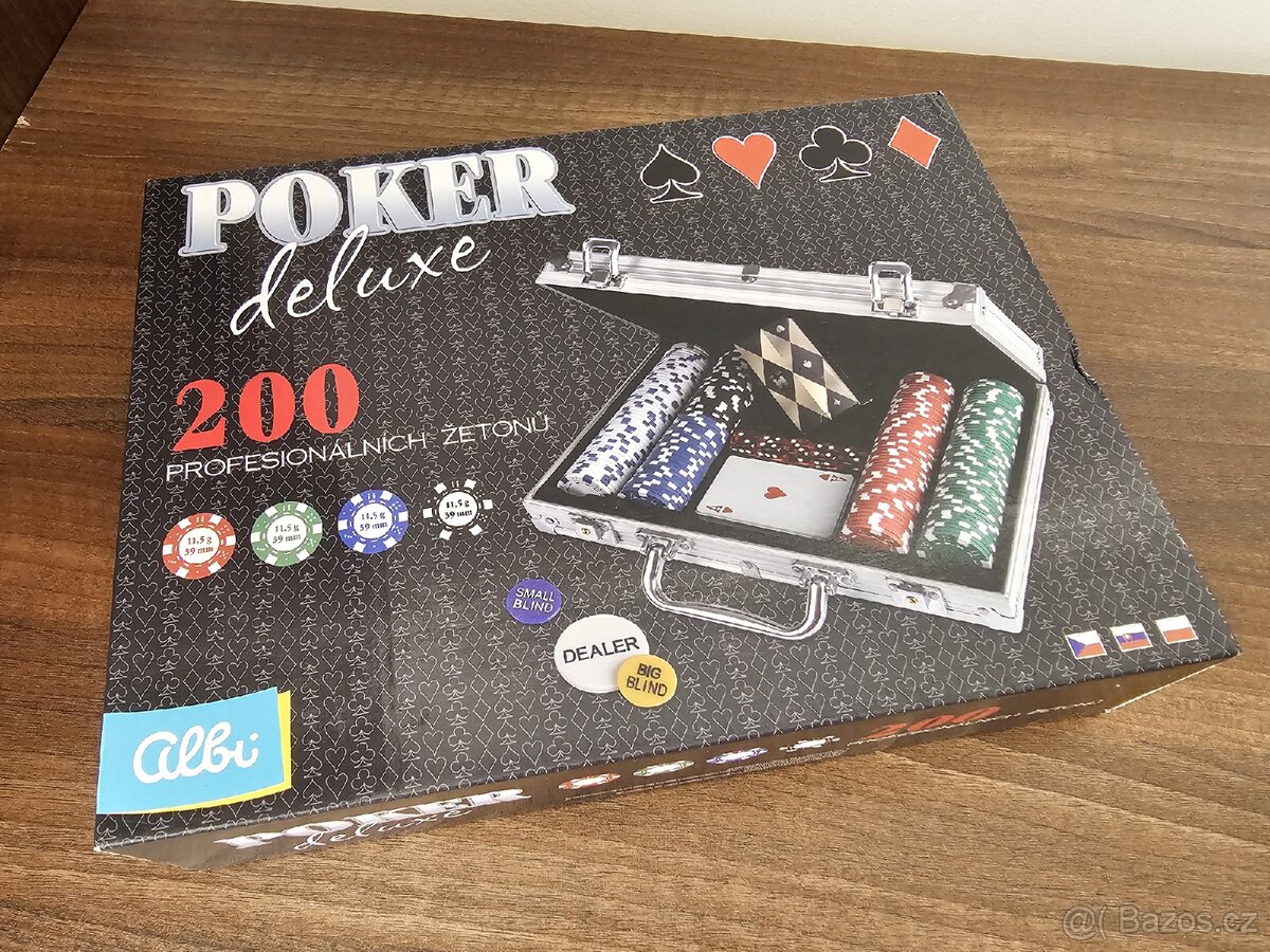 Poker deluxe (200 žetonů)