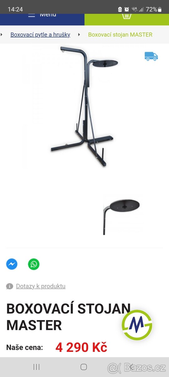Prodám stojan na box pytle