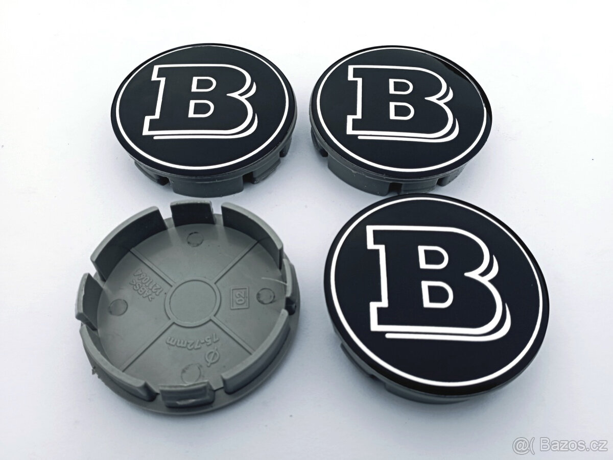 středové krytky Brabus 75mm