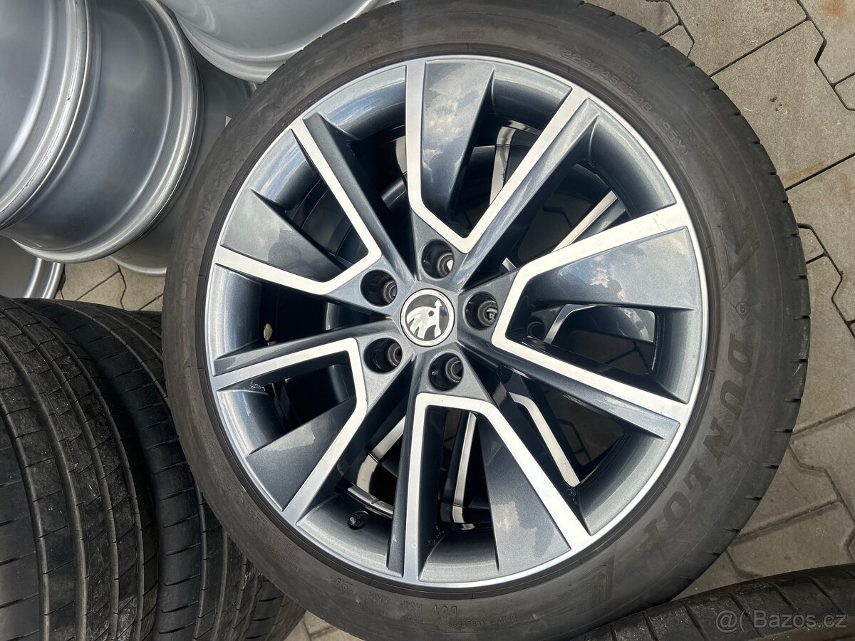 Alu letní kola orig. Škoda Octavia 3, Octavia 4 18”