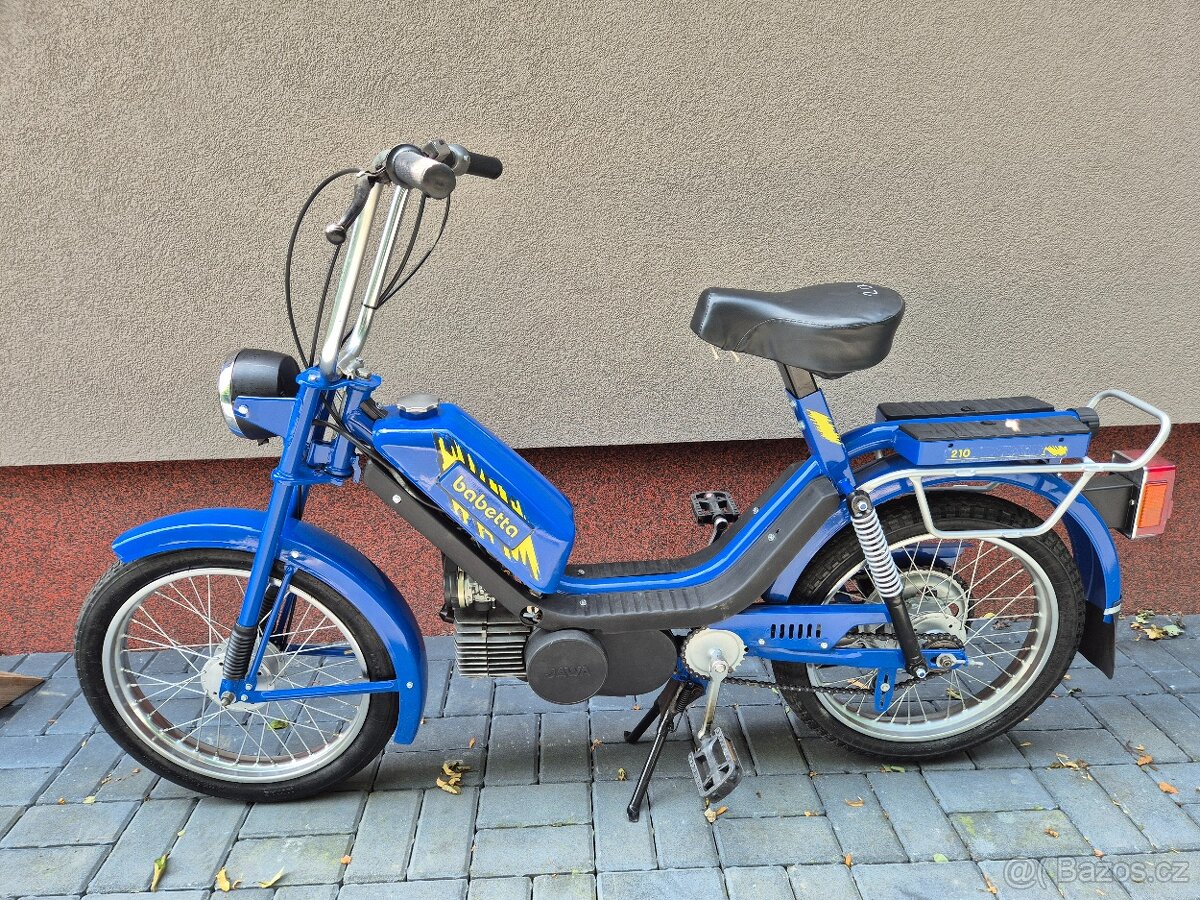 Babetta 210 po RENOVACI, s kartičkou, velmi pěkná