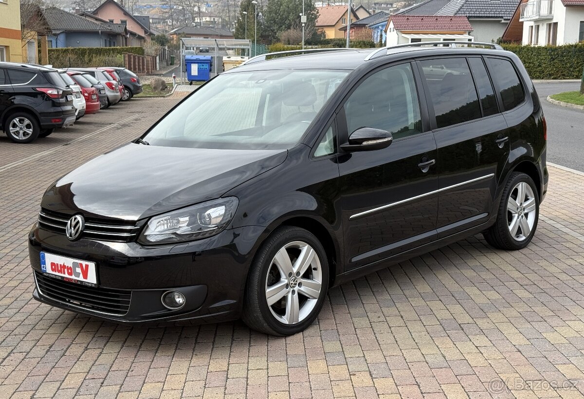 VW TOURAN 2.0 TDI 130kW DSG-2014-199.856KM-NAVI,VÝHŘEV-