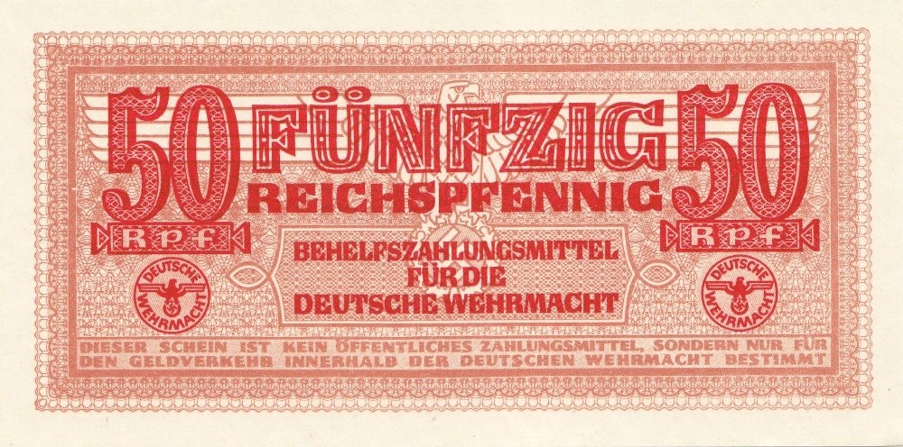 Wehrmacht 50 Reichspfennig 1942,UNC