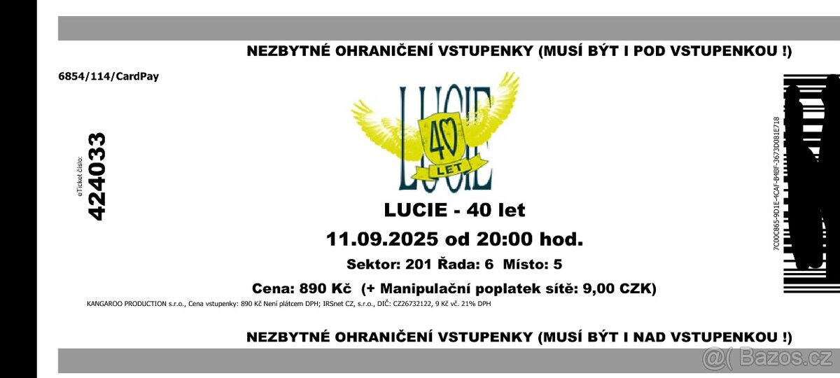 Lucie 40 let v Plzni 11.9.