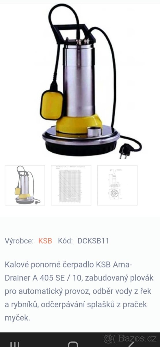 Kalové čerpadlo