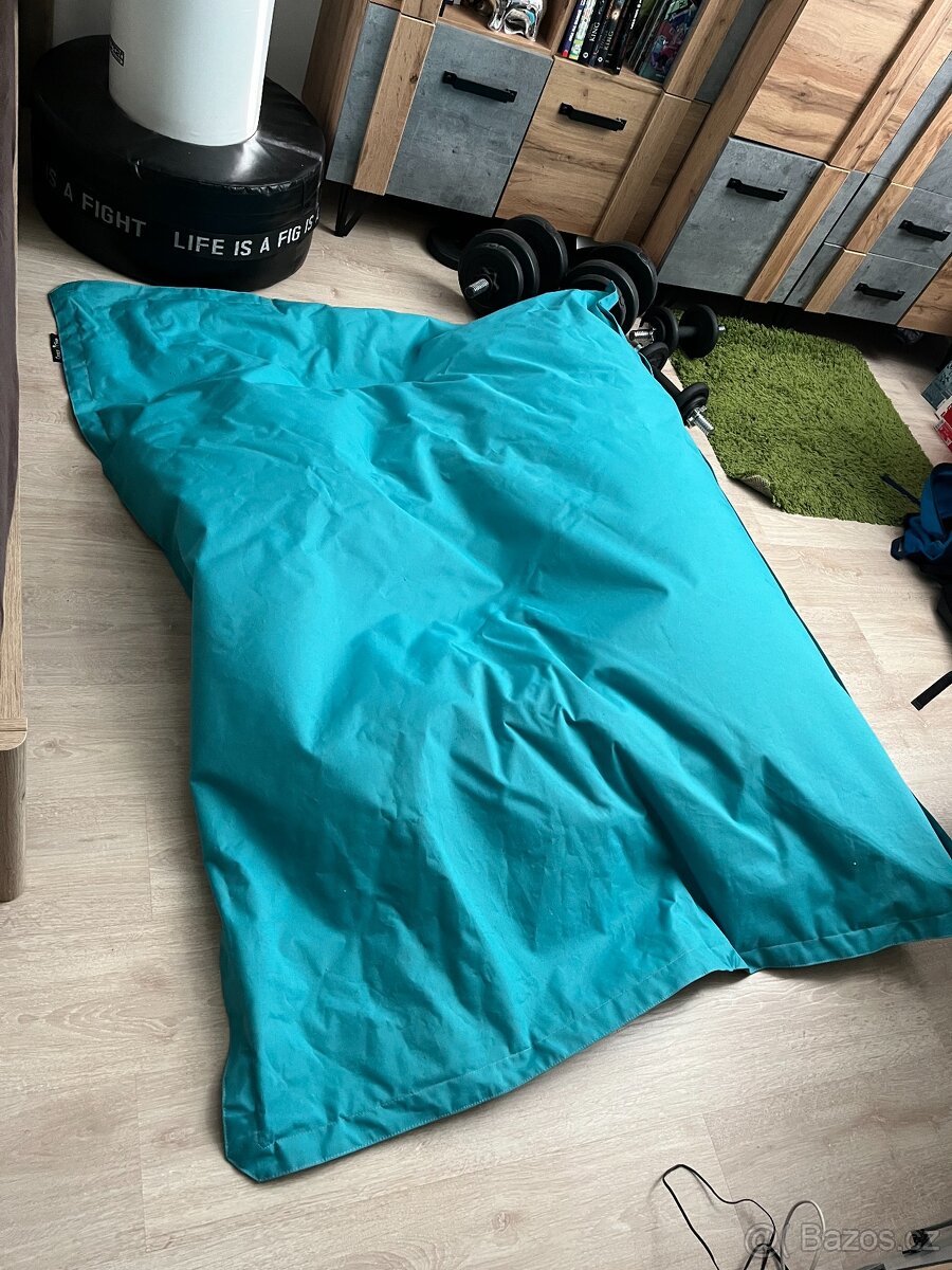 CrazyShop Sedací vak Standard 144x180 cm, tyrkysový