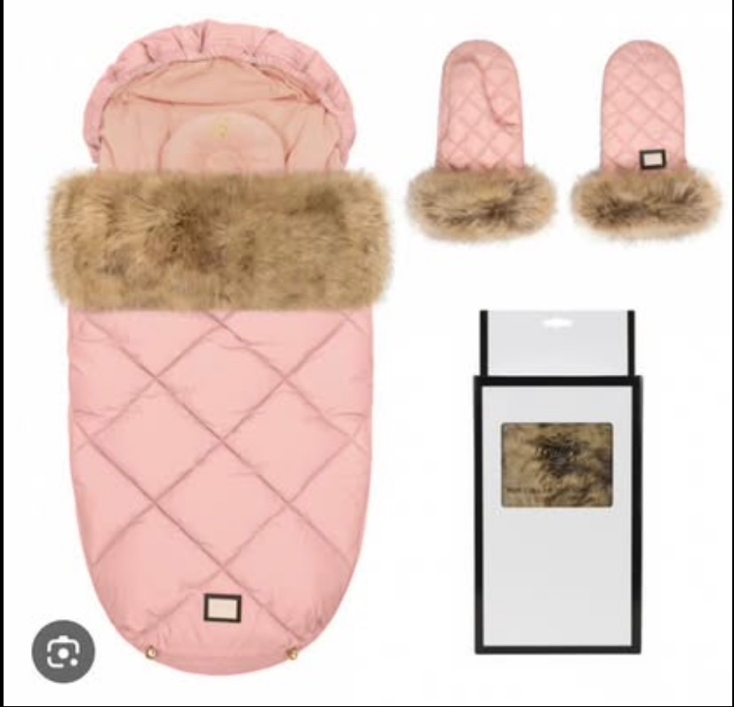 Bjällra of Sweden Pink diamond s kožešinou