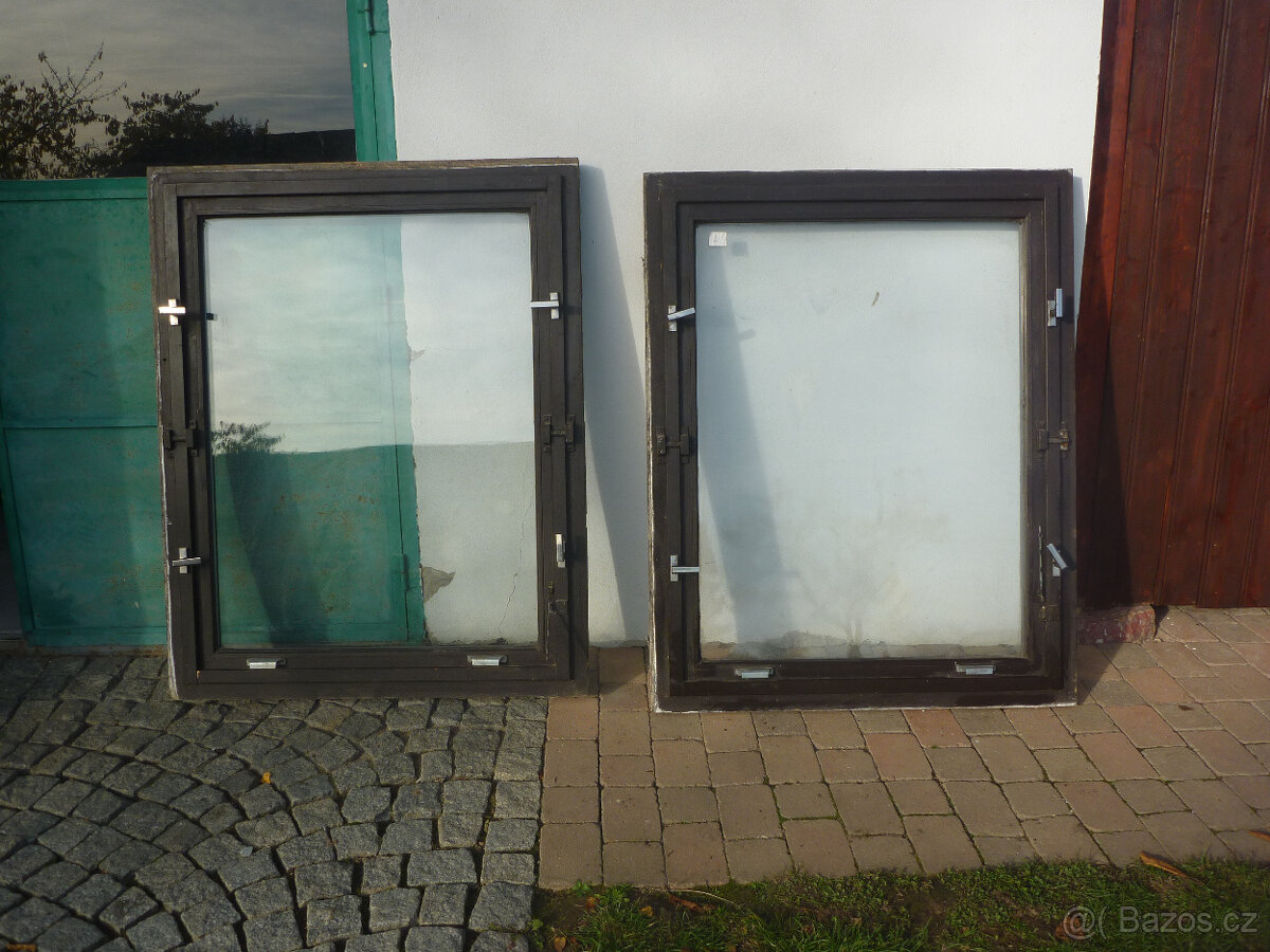 dřevěná okna,výklopné +futra