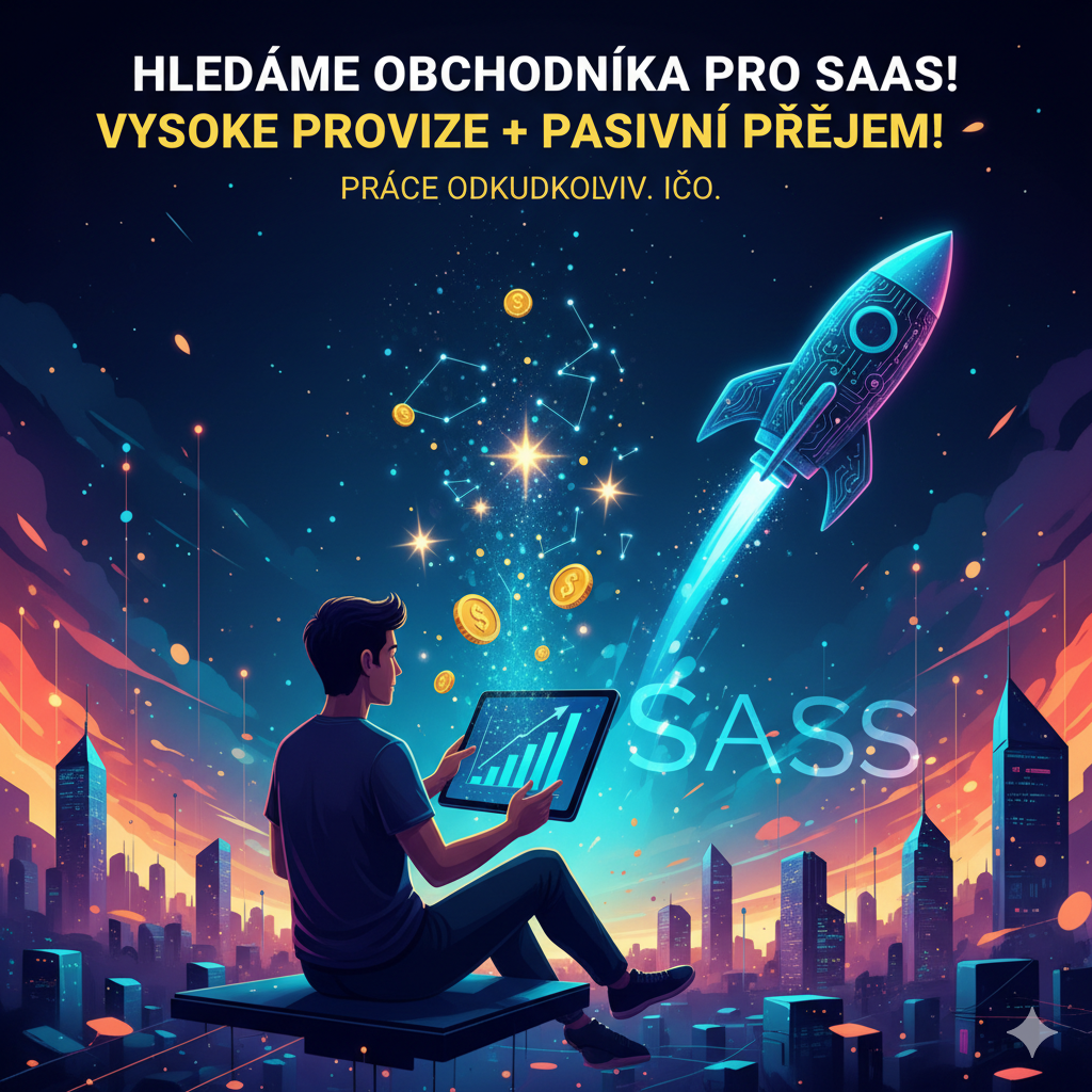 Hledám obchodního partnera (IČO) pro prodej SaaS