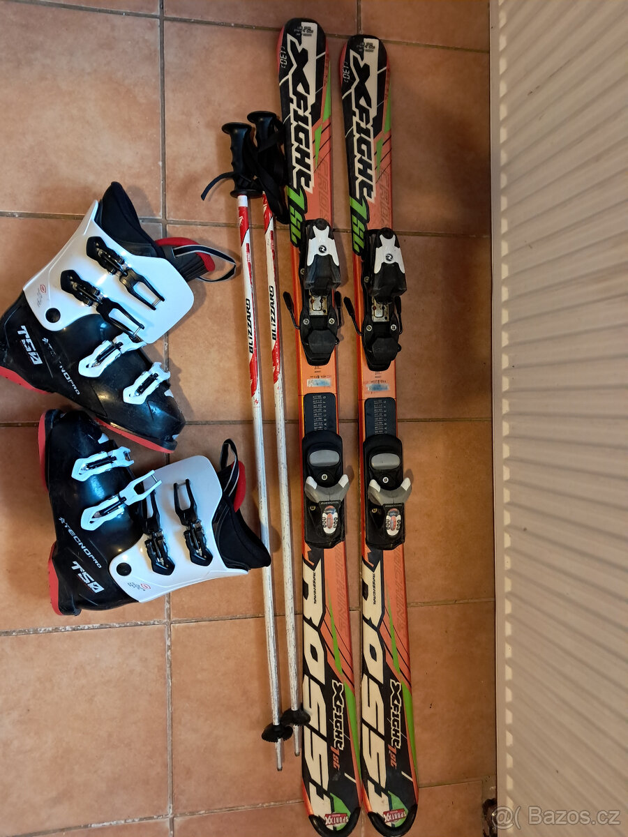 Dětské lyže Rossignol X-Fight 1st 130 cm + vázání