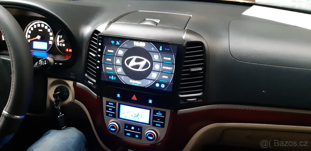 9" HYUNDAI SANTA FE - ANDROID 14 - GPS autorádio