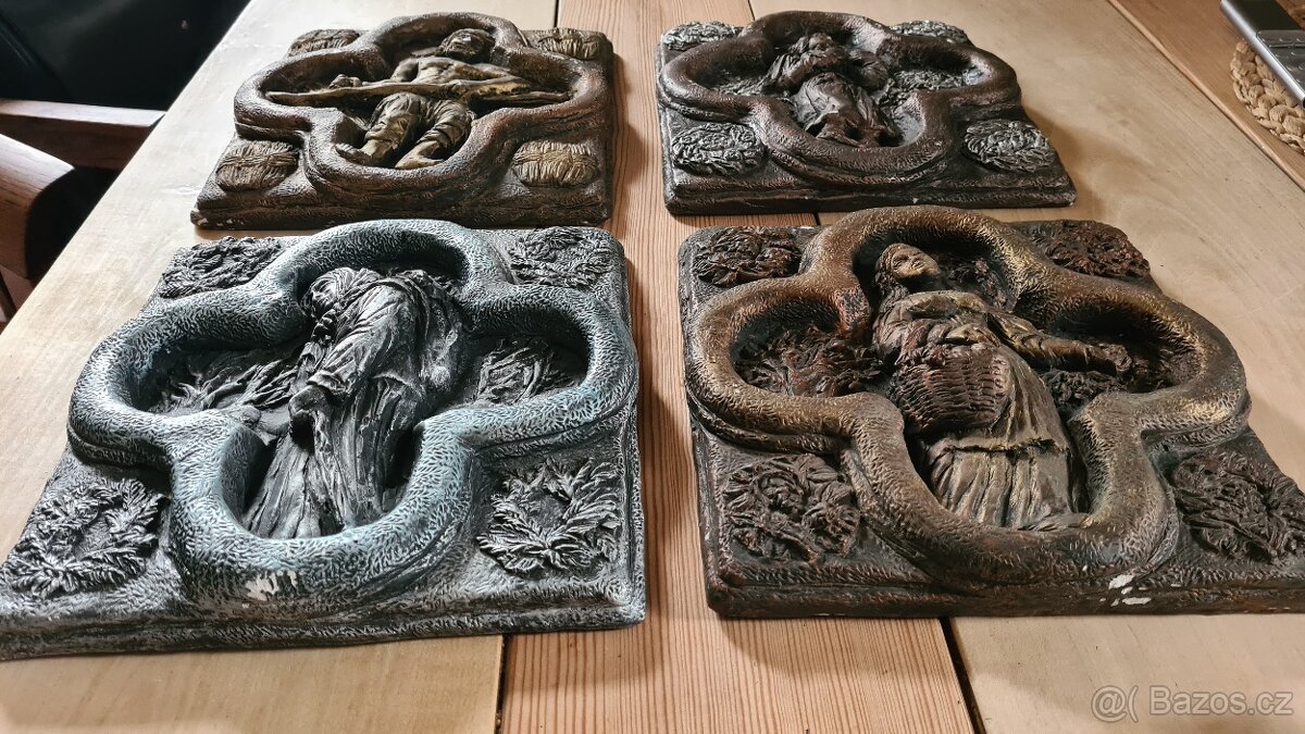 Kachle - model - sádra