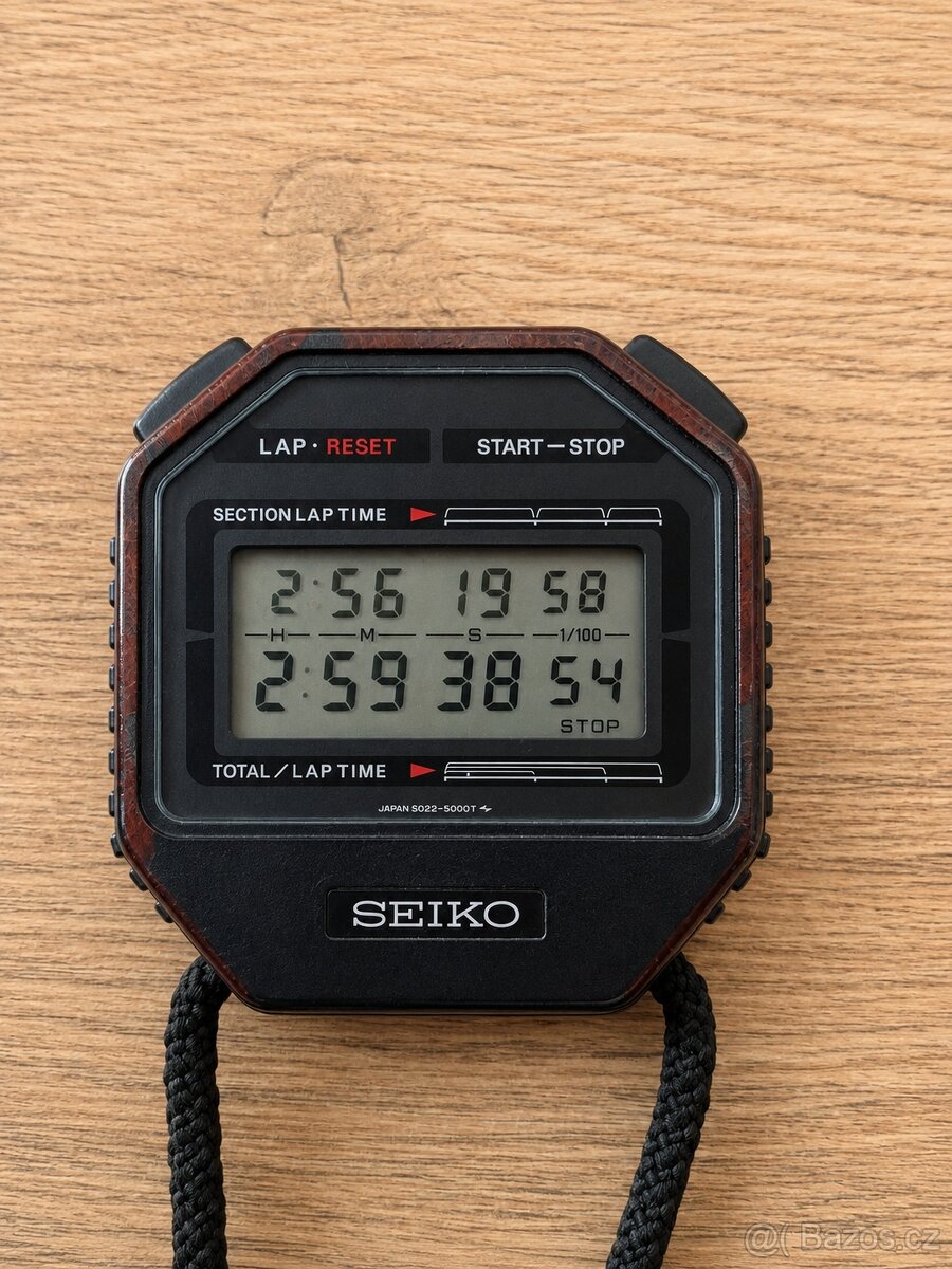 Digitální stopky Seiko