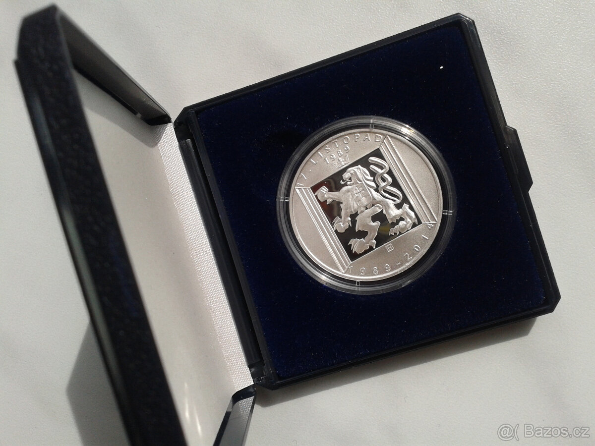 17. listopad 1989 200 Kč 2014 proof