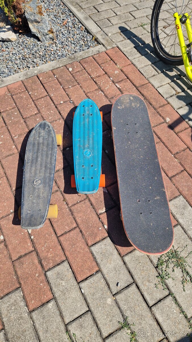 Skateboardy malo jezdene