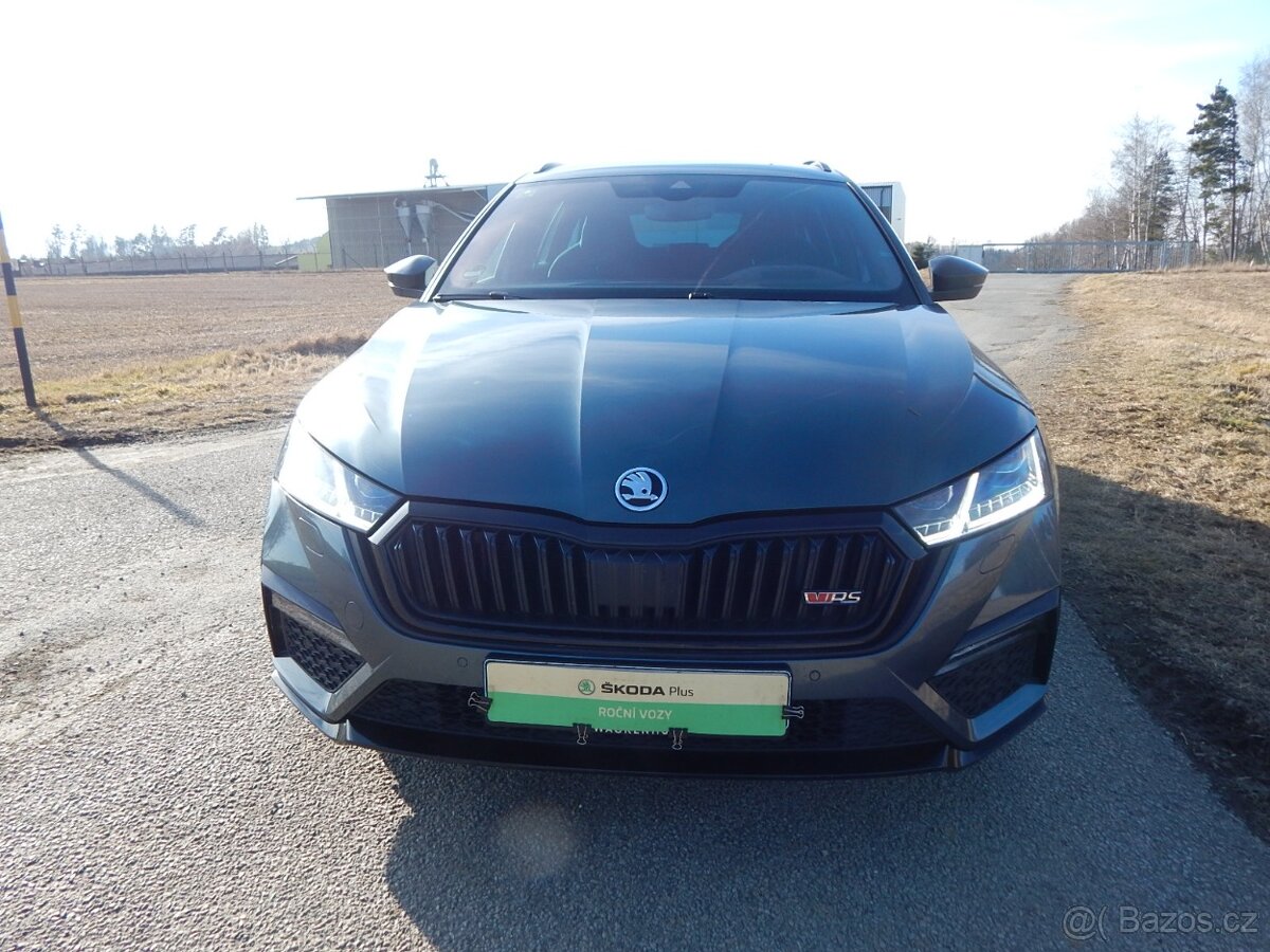 ŠKODA OCTAVIA IV RS 180kW 2021 BEZ DPH 470000,-PRODÁNO