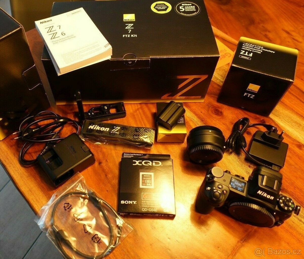 Sada příslušenství Nikon Z7 + FTZ + 64GB XQD + L-bracket 344