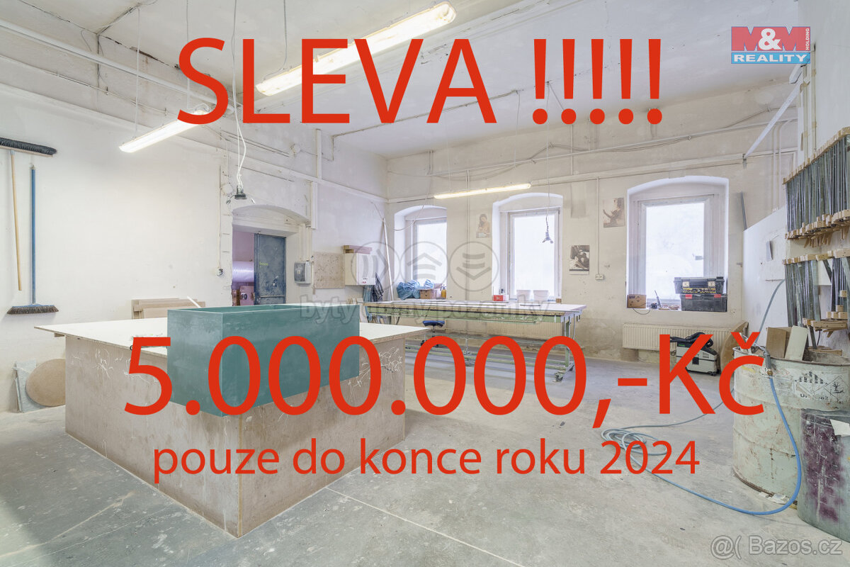 SLEVA 5.000.000,- Prodej výrobního objektu, Karlovy Vary