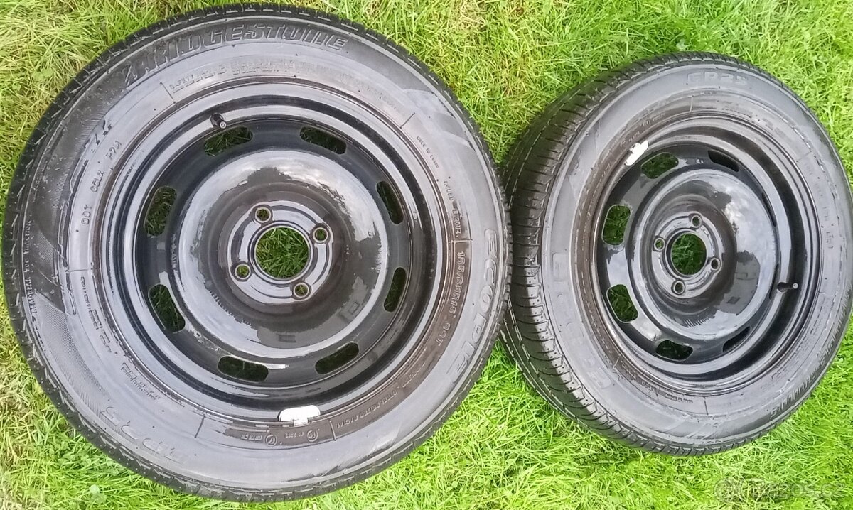 Disky 15" ET23 6Jx15 6J15H2, včetně letní pneu
