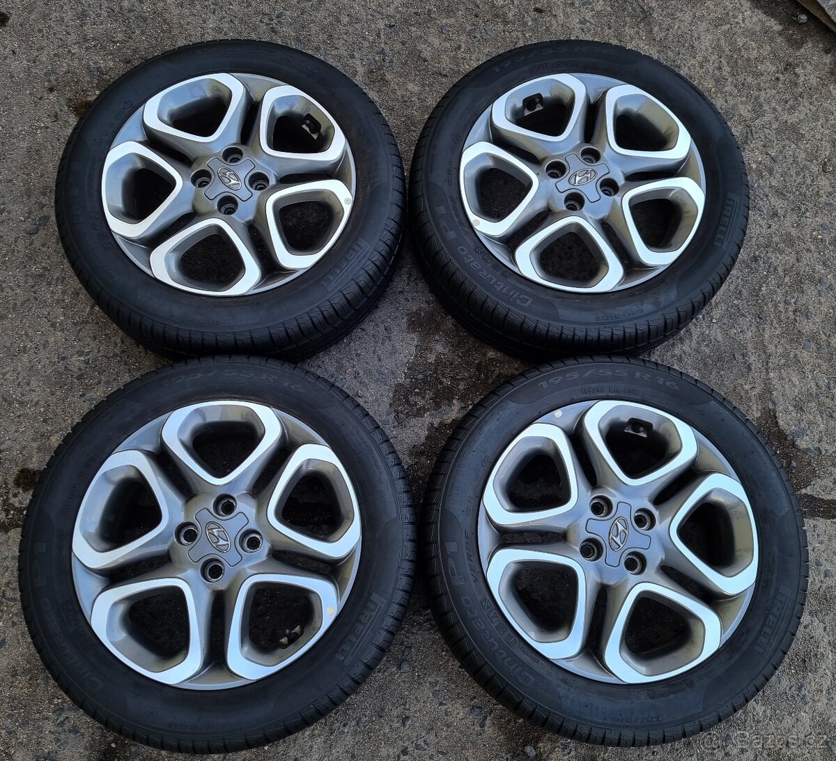 Letní alukola Hyunday i20 16" 4X100 195/55 R16 Pirelli