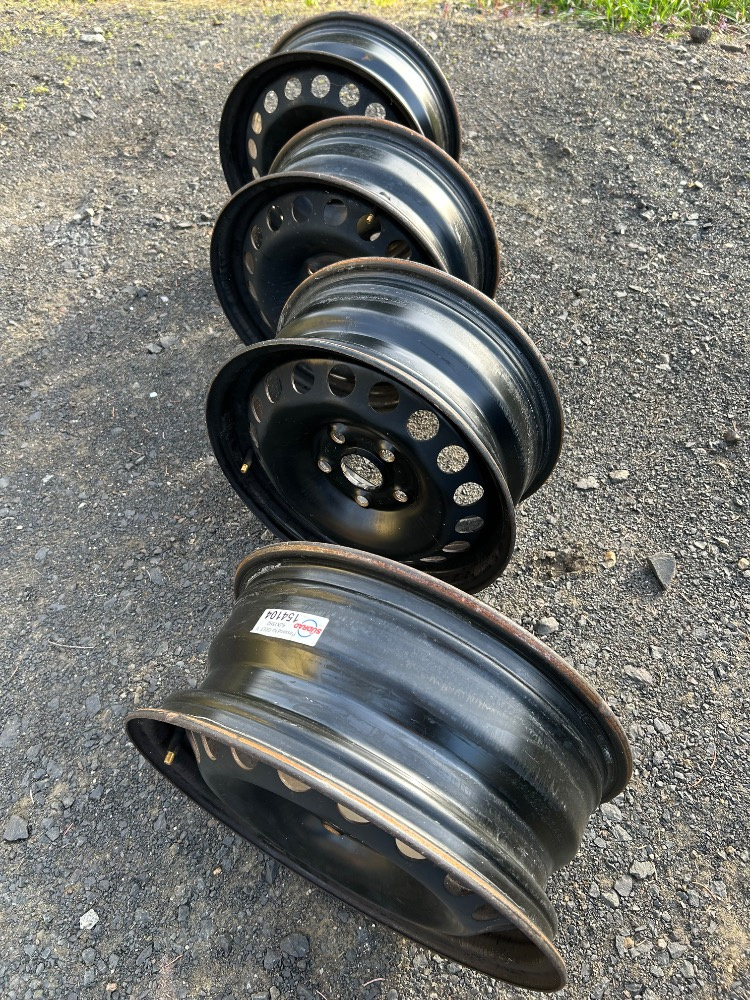 Plechové disky 6Jx15H2, ET 47, Škoda Octavia 2, VW Golf V