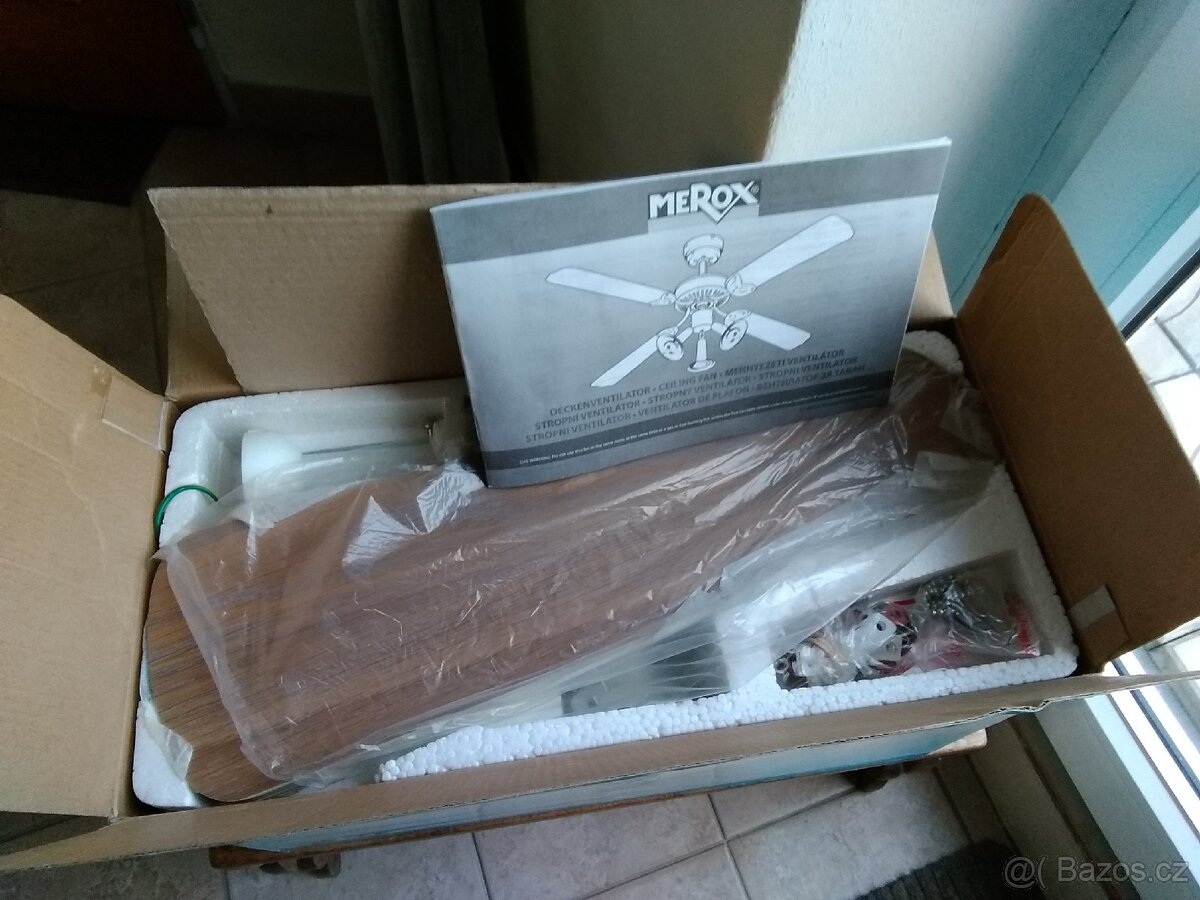 Prodám nové stropní světlo s ventilátorem
