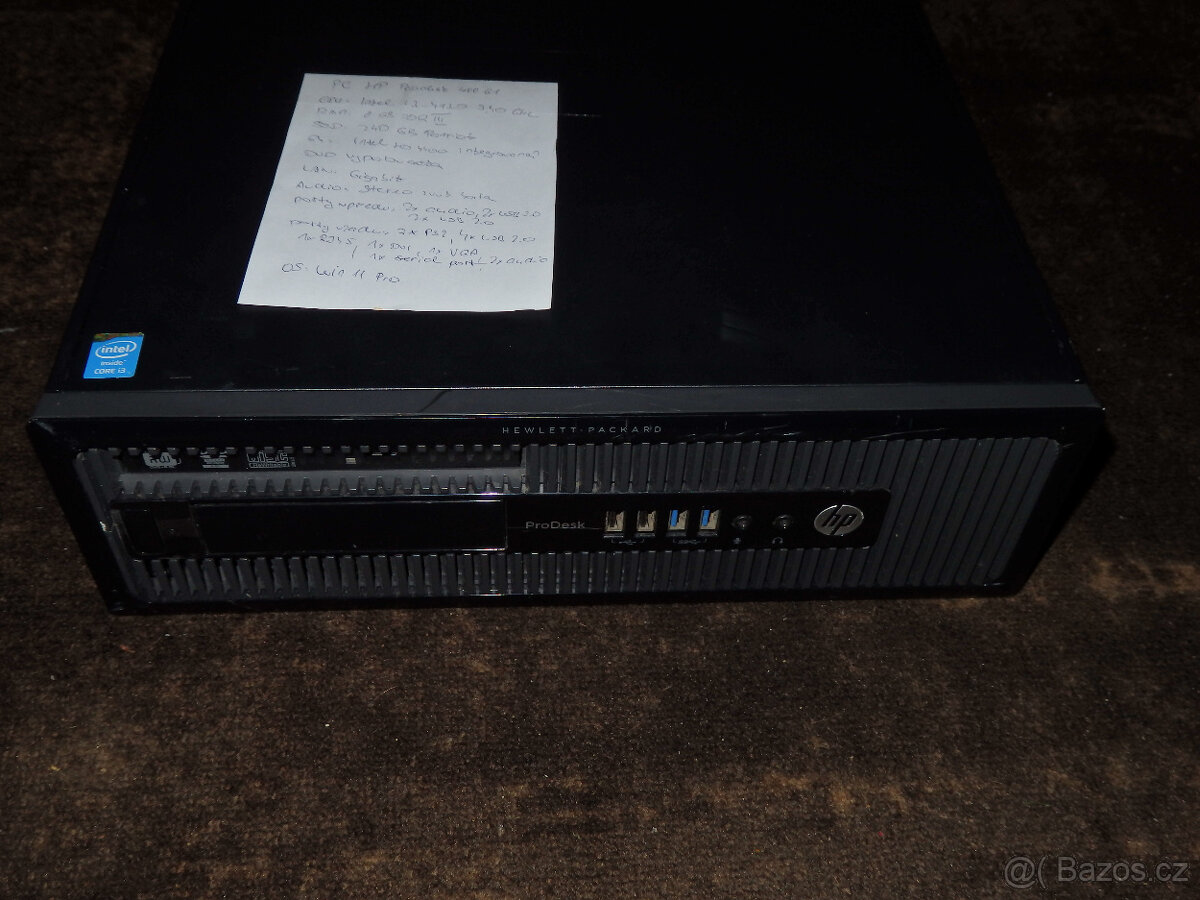 HP ProDesk 400 G1 Intel i3-4130/8GB RAM/240GB SSD/Win10Pro