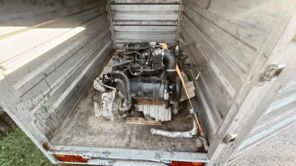Motor 1.4tsi BMY 103kw-převodovka+řídící jednotka