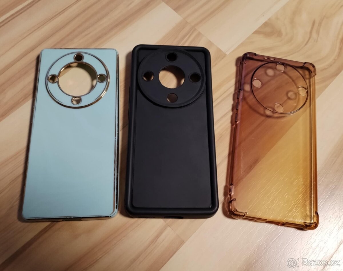 3x gumový kryt obal na telefon Honor Magic 5 Lite