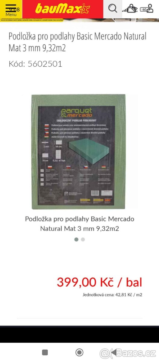 Podložky pod PVC podlahy