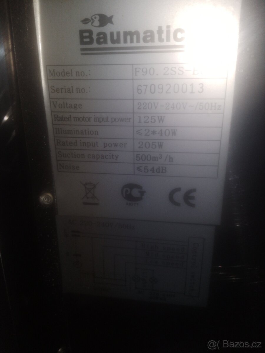 Komínová digestoř