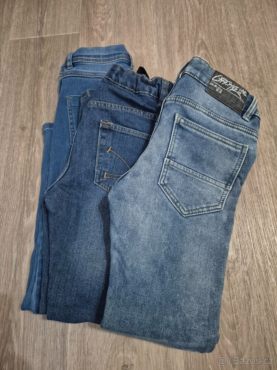 chlapecké kalhoty vel. 134