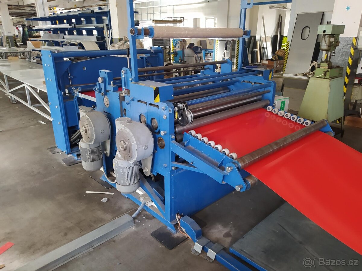 Odvíjecí linka svitku s podélným/příčným střihem do 3,5/4mm