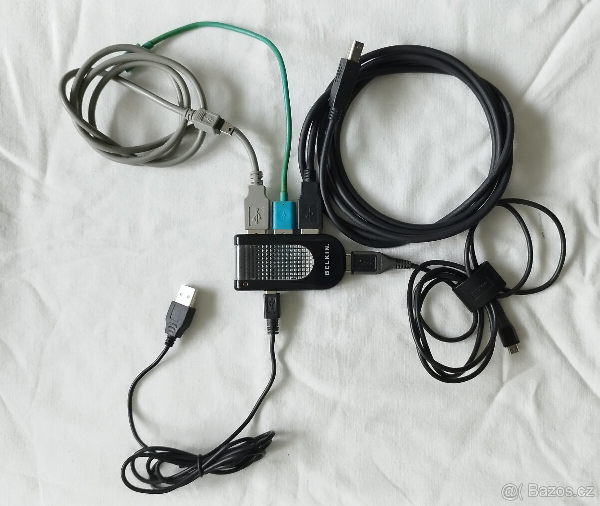 USB hub BELKIN 4xUSB-A port + klávesnice DELL