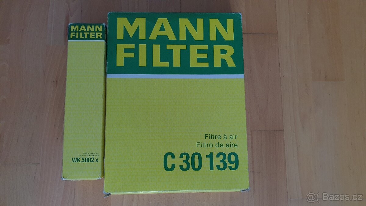 BMW Palivový filtr MANN-FILTER a Vzduchový filtr MANN-FILTER