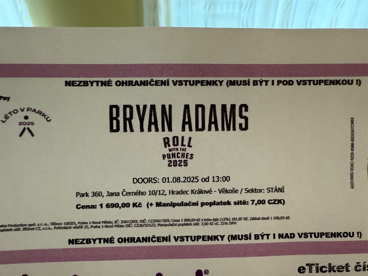 Bryan Adams 1.8.