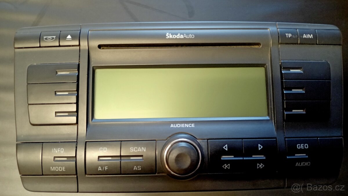 Autorádio škoda auto AUDIENCE O2 MP3