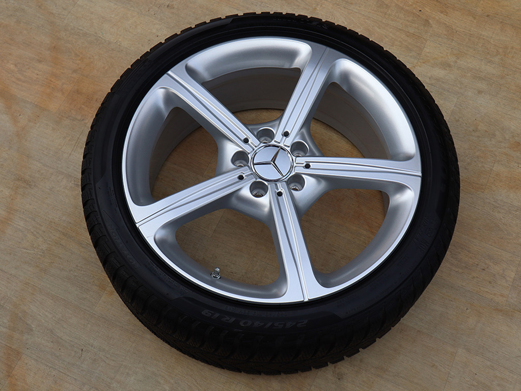 19" Alu kola = 5x112 = MERCEDES CLS W257 – ZIMNÍ + TPMS