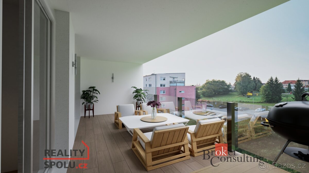 Prodej, byty/2+kk, 45 m2, Na Vyhlídce, Kaplice, Český Krumlo