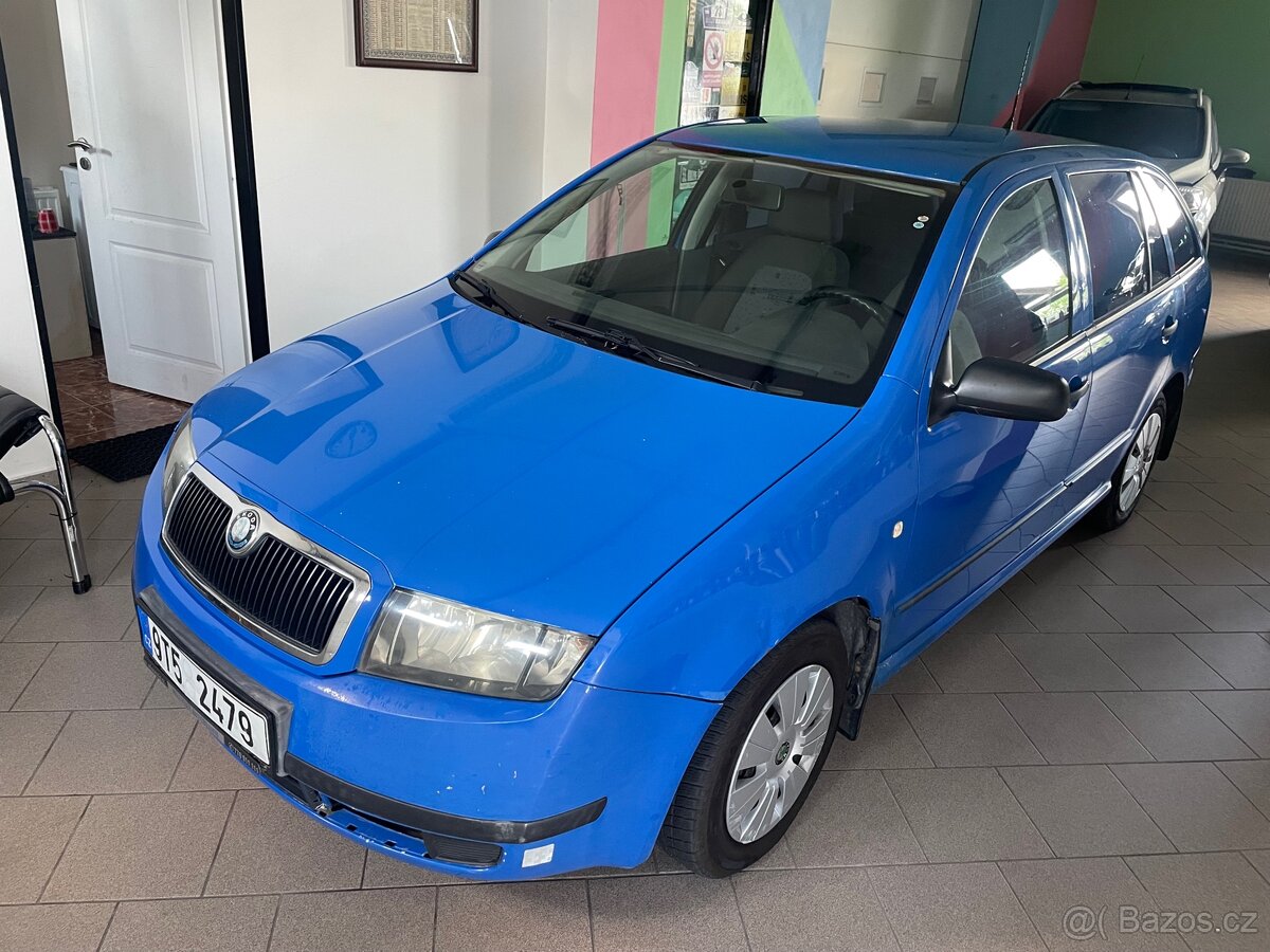 Škoda Fabia combi 1.2i 47kw 2003 klimatizace