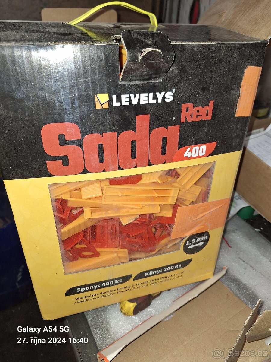 Sada Levelys, klínky, spony 1,5mm, kleště, nové