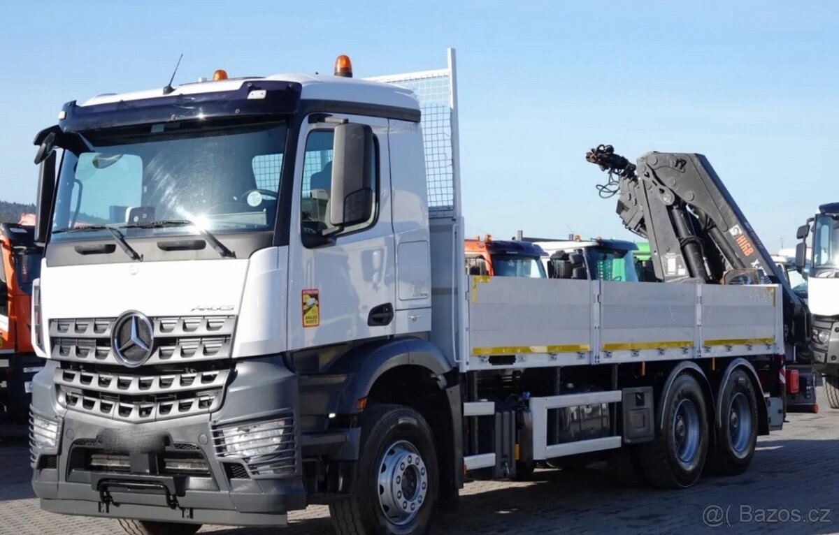 Mercedes-Benz AROCS 2643 - 6x4 - Valník + HR-HIAB 228E-3