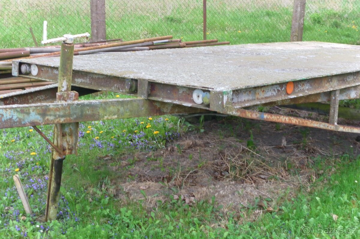 Plošina za traktor - dvojkolka velká